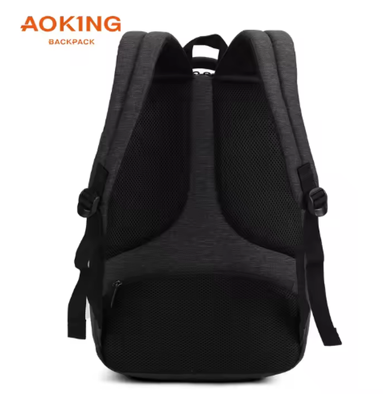 Laptop backpack 17" with USB black aoking, , medium-null