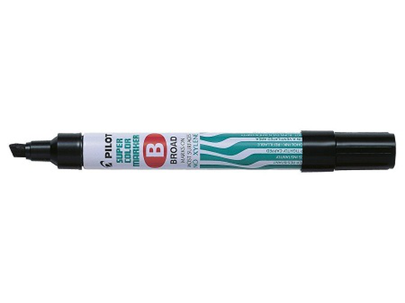 Pilot super color permanent marker black sca-b, , medium-null