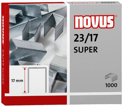 Novus staples  23/17 (1000) super, , medium