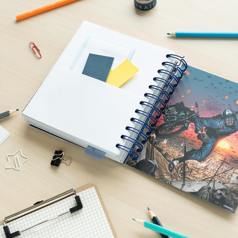 Marvel captain america 2023/2024 academic diary day to page 11 months-null
