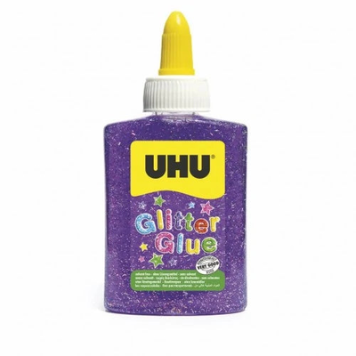 Uhu glitter glue purple 88,5ml, , medium