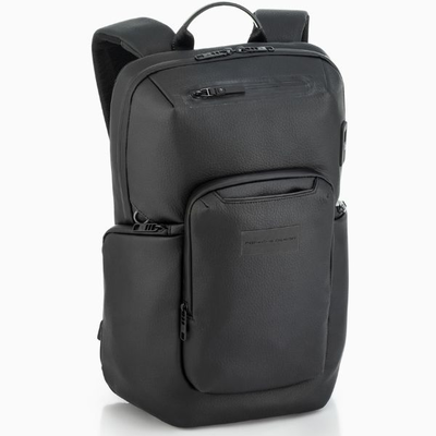 Porsche design urban eco leather backpack s, Black, medium