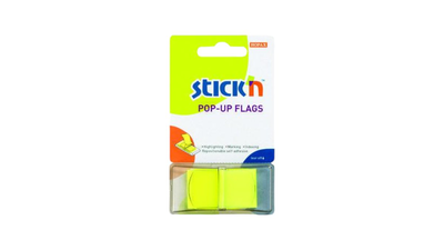 Stick n pop-up flags yellow 45*25 mm, , medium