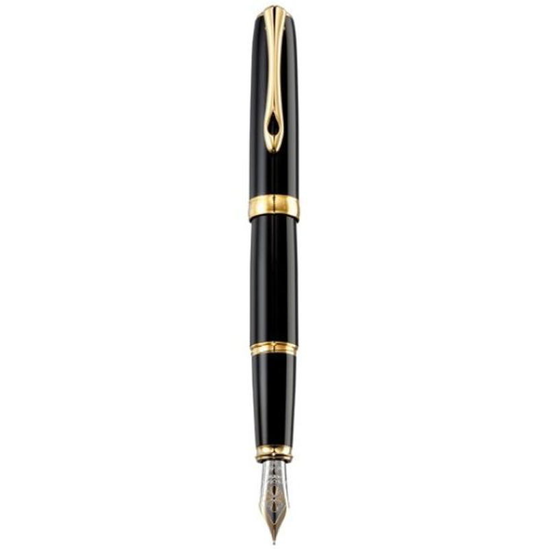 Diplomat fp exc. A2 black lacquer gold 14 ct, , medium-null