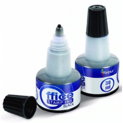 Stamp ink, black  30ml, , medium