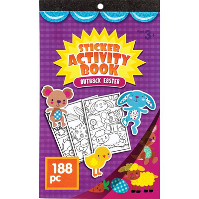 Adhesive paper activity book 147x242  188stickers, , medium