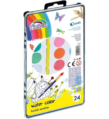 Water color fiorello 24 colours, , medium