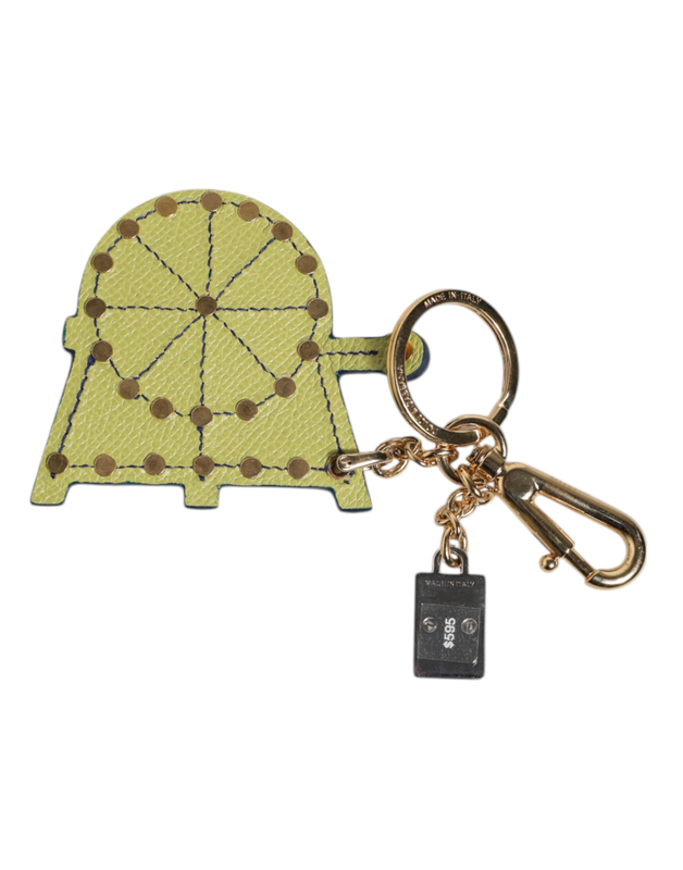 Multicolor gold tone carretto keychain keyring-null