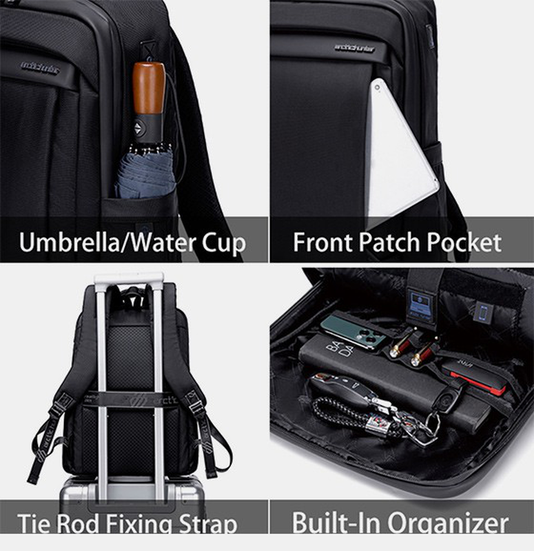 Product image: Arctic hunter denver backpack black 15.6"-null