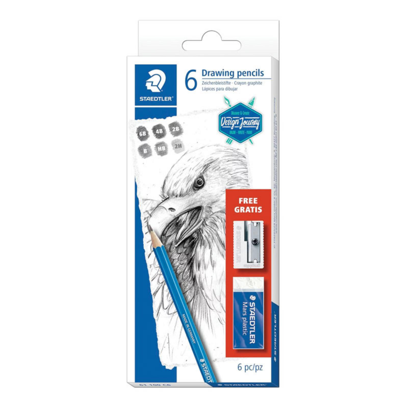 Product image: Staedtler drawing pencils 6 pcs set, , medium-null