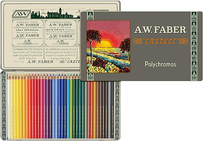 Faber castell limited edition 111th anniversary - tin of 36 polychromos artists' pencils, , medium