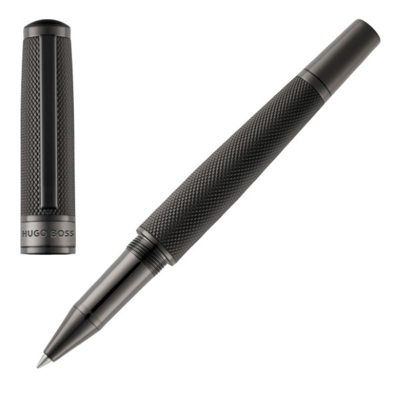 Hugo Boss rollerball pen totem black, , medium-null