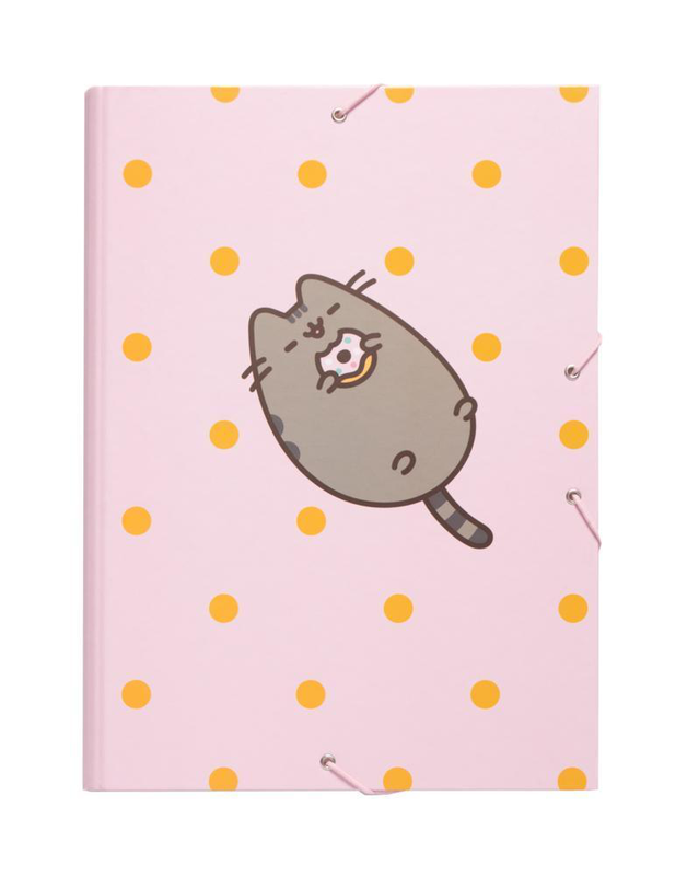 Pusheen elasticated filing folder, rose collection-null