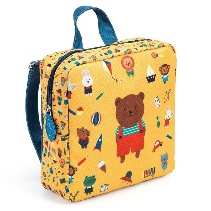 Djeco accessories - nursery school bags bear, , medium-null