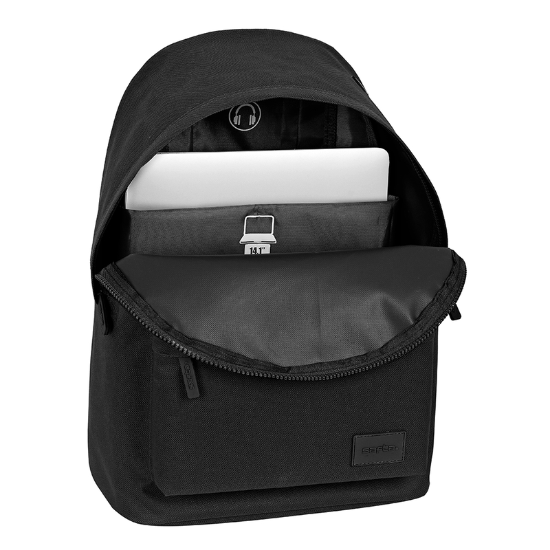 Product image: Laptop backpack 14.1" safta basic black, , medium-null