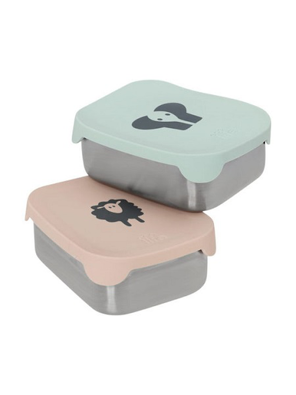 Ecolife stainless steel lunch box with divider 80oml sheep, , medium-null