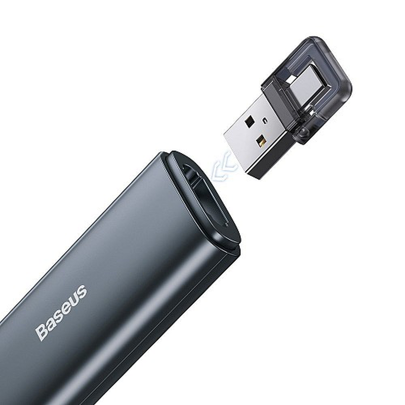 Baseus orangedot wireless lazer presenter grey-null