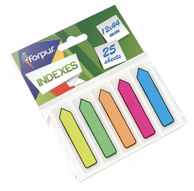 Forpus indexes arrows 12 x44mm 25 sheets, , medium