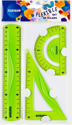 Set flexible 20cm ruler