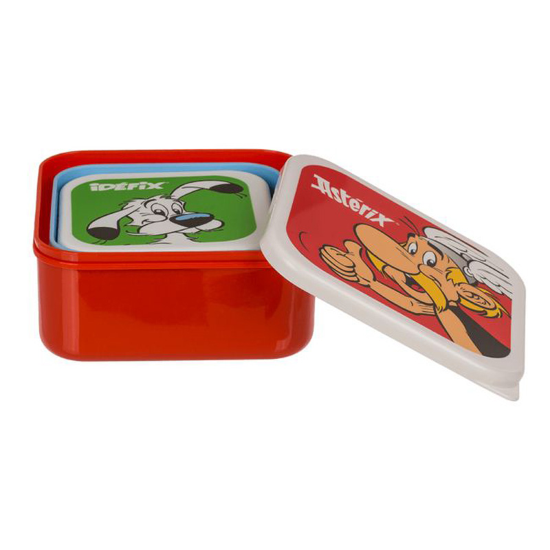 Product image: Lunch box set of 3, asterix, obelix & idefix,, , medium-null