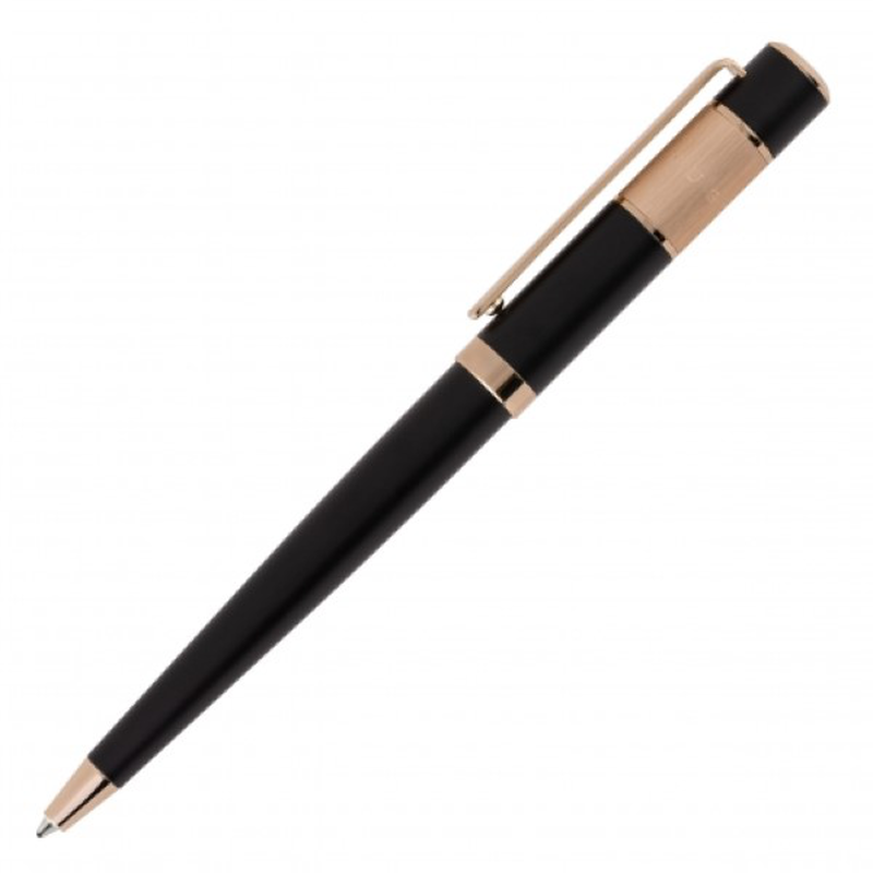 Hugo Boss ballpoint pen ribbon vivid black, , medium-null
