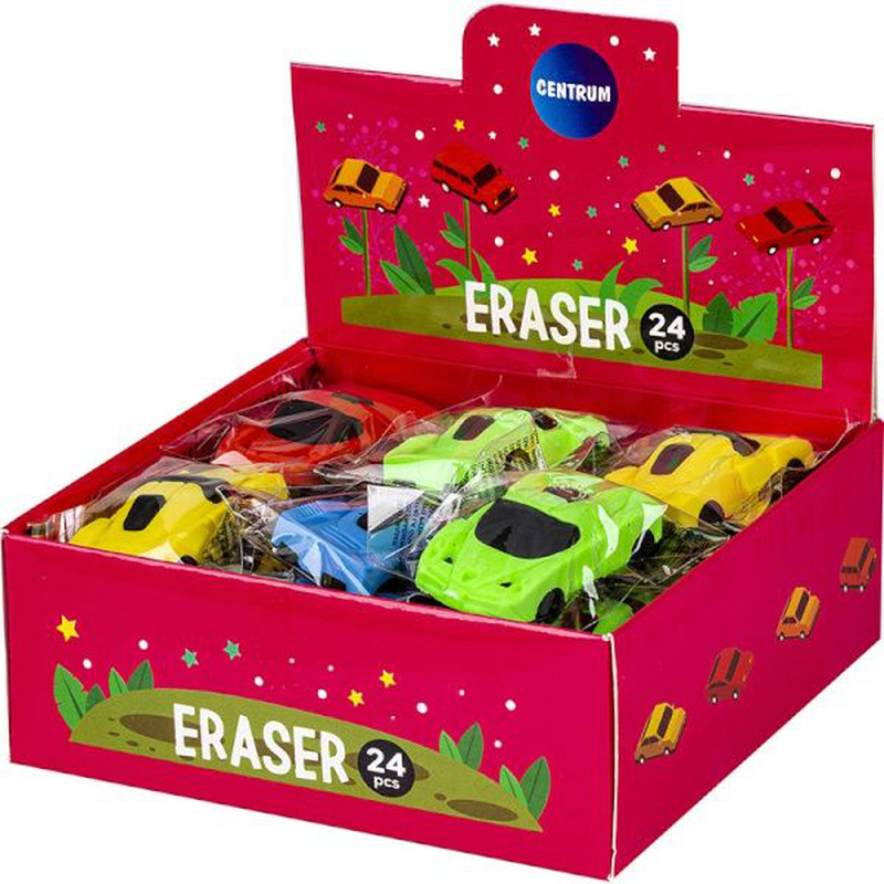 Eraser synthetic rubber car-null