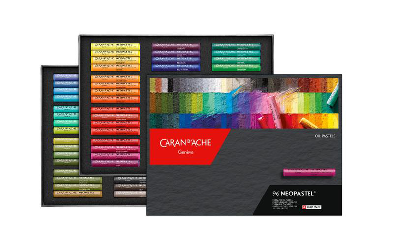 Caran d'ache neopastel - set of 96 - assorted colors (7400.396), , medium image number null