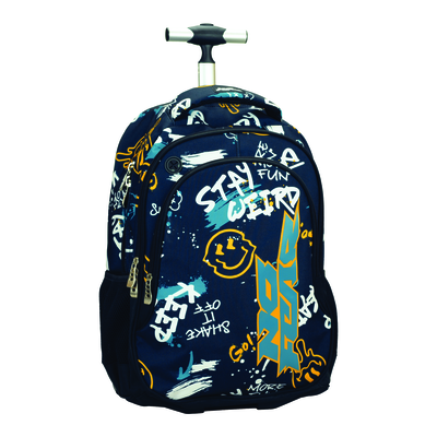 No fear25 trolley bag weird, Blue, medium