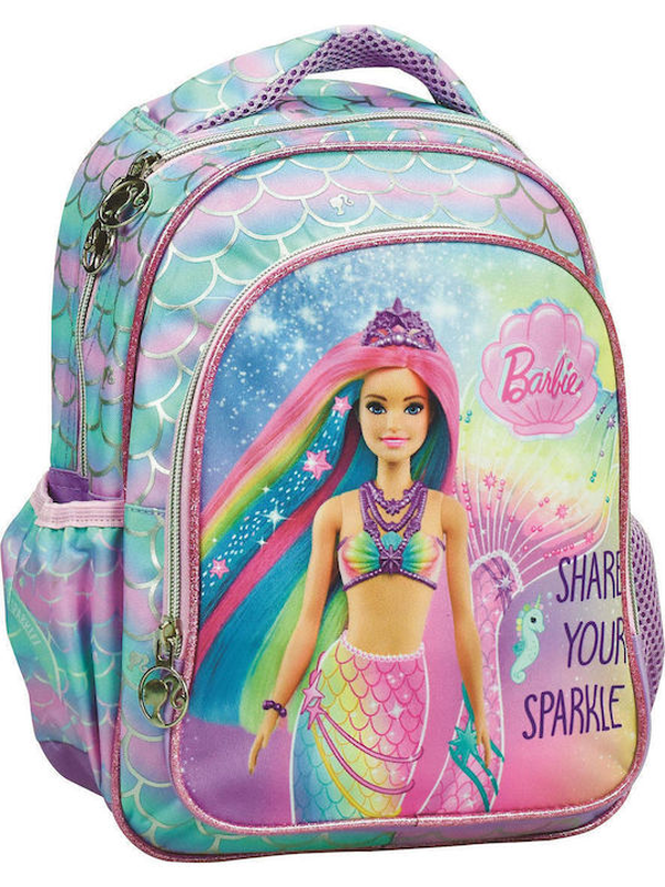 Gim junior backpack 25x15x30cm barbie fantasy, , medium-null