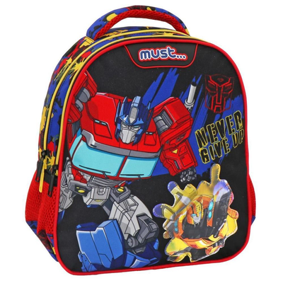 Τσαντα νηπιαγωγειου kindergarten school bag backpack2 pockets transformers, , medium