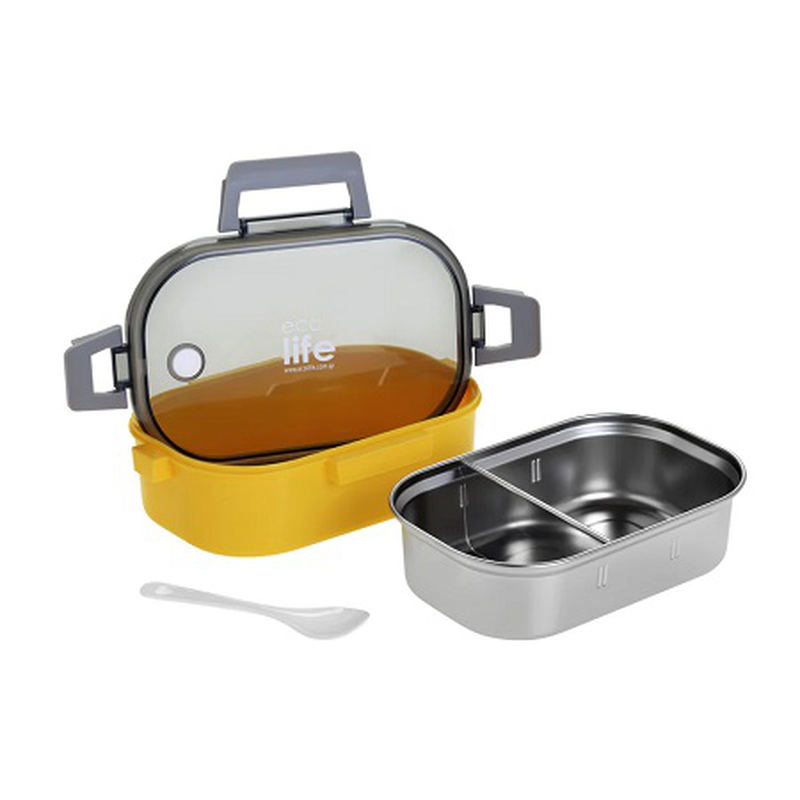 Ecolife lunch box 900ml - yellow-null