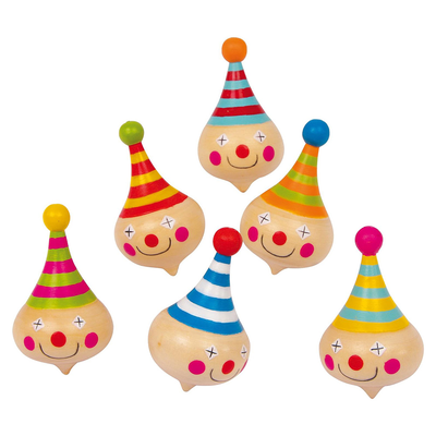 Clown spinning top, , medium