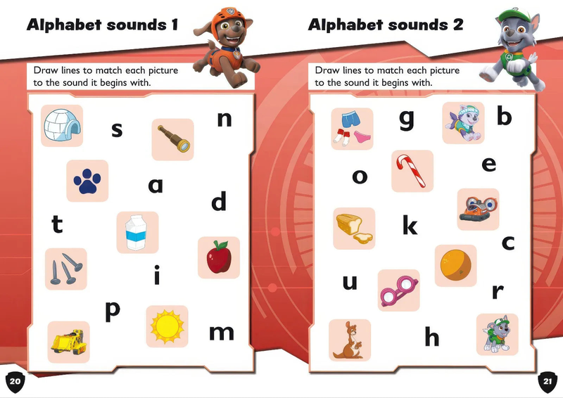 Product image: Paw patrol first phonics activity book, , medium-null