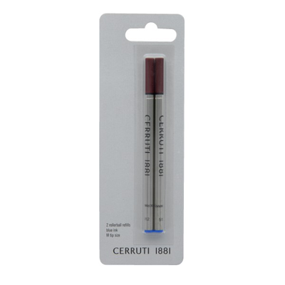 Cerruti 2 roller metal refill blue m