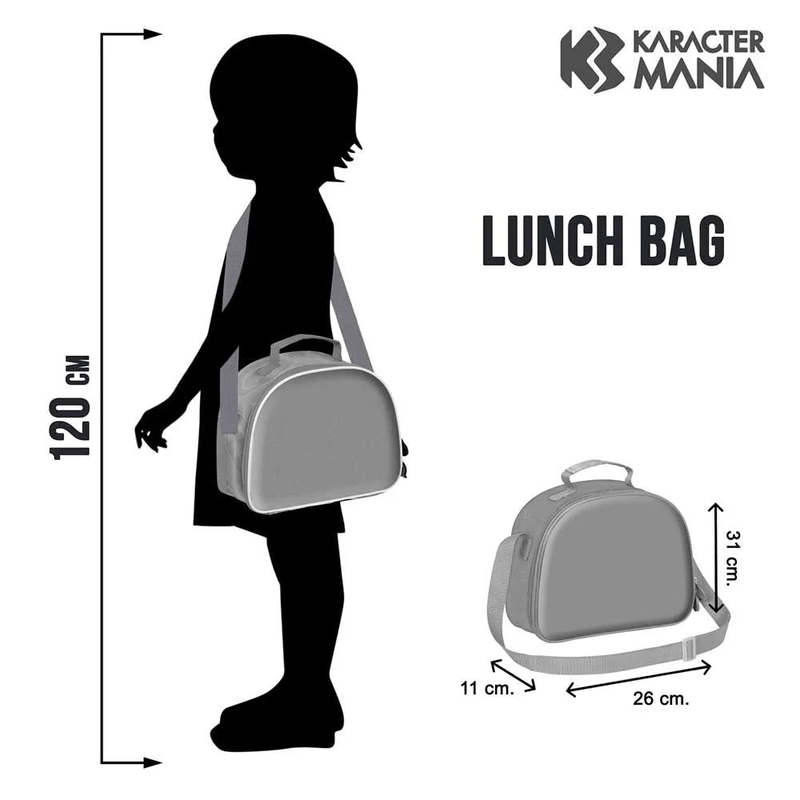 Sonic the hedgehog face 3d lunch bag-null