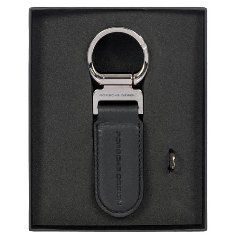 Porsche design keyring oval black, , medium image number null