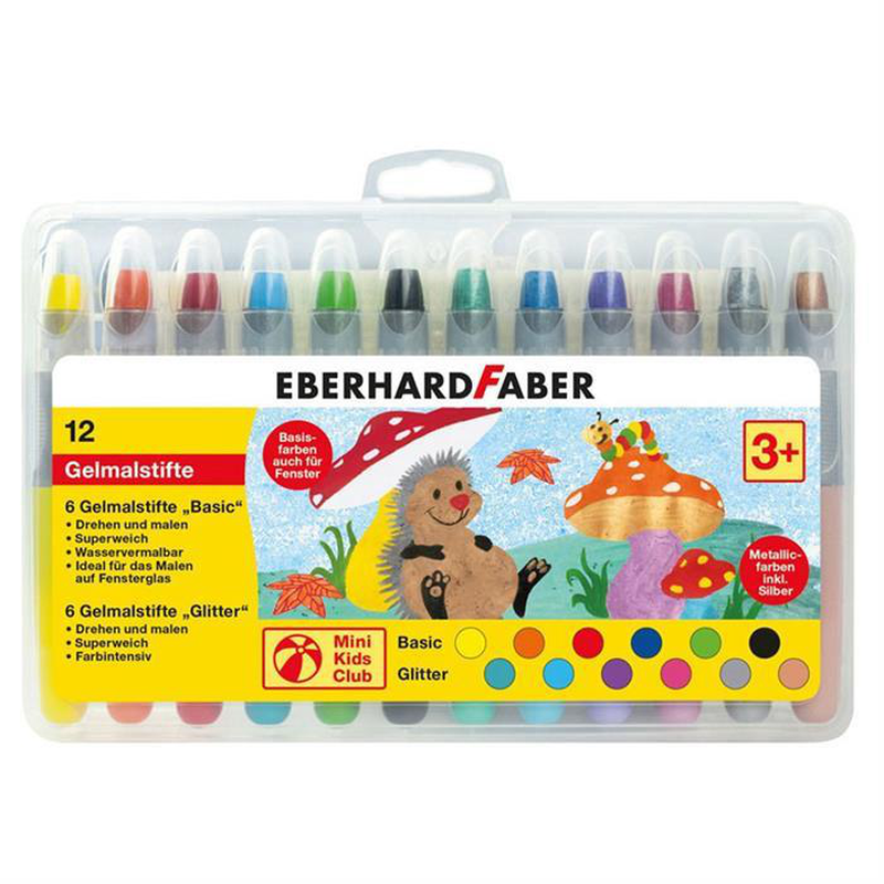 Eberhardfaber metallic pastel pack of 12 age 3+, , medium-null