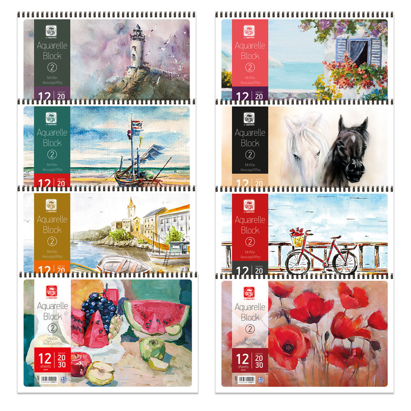 Product image: Aquarelle block 20x30 typotrust, , medium-null