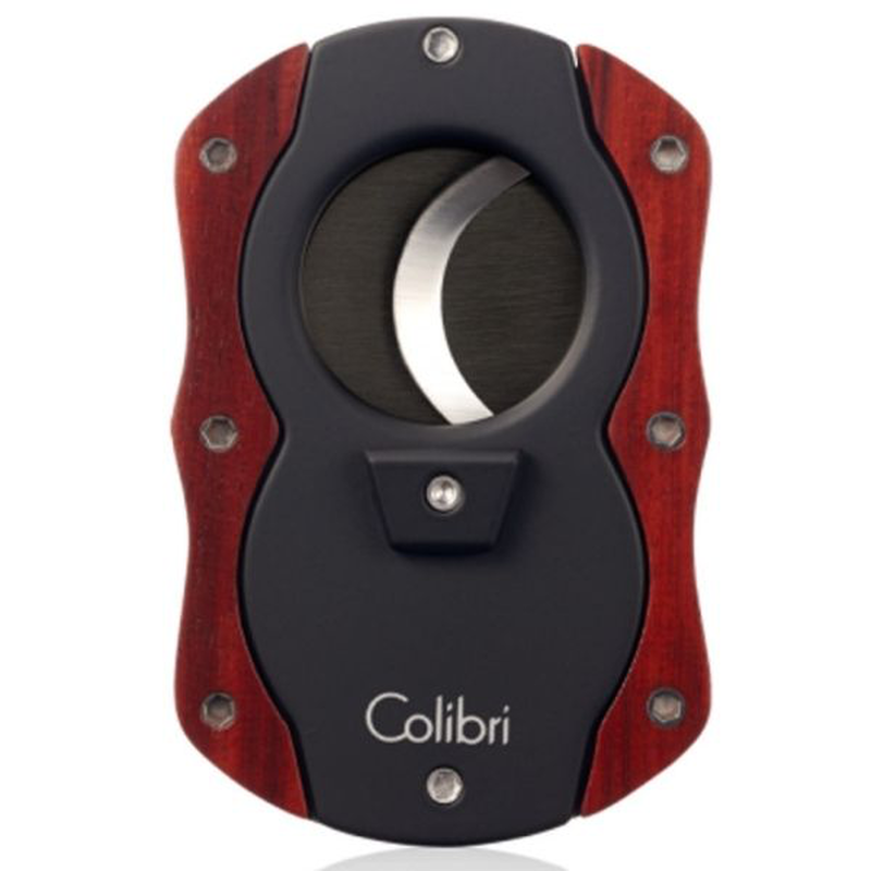 Colibri cutter black + red wood, , medium-null