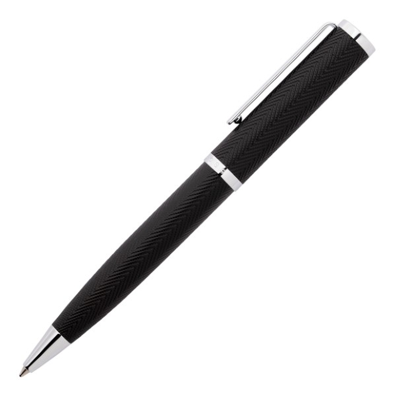 Hugo Boss ballpoint pen formation herringbone chrome, , medium image number null