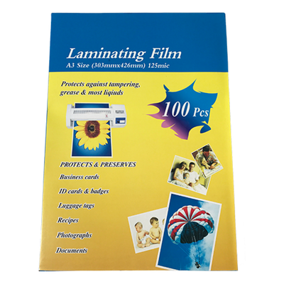 Laminating film a3 100 mic.