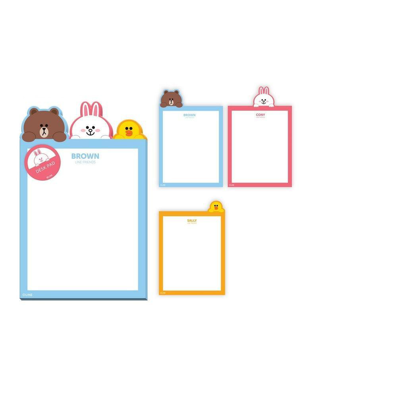 Line friends desk note pad-null