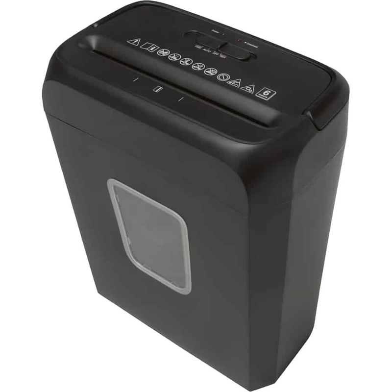 Monolith cross-cut paper shredder with 13l bin  c237 black, , medium-null