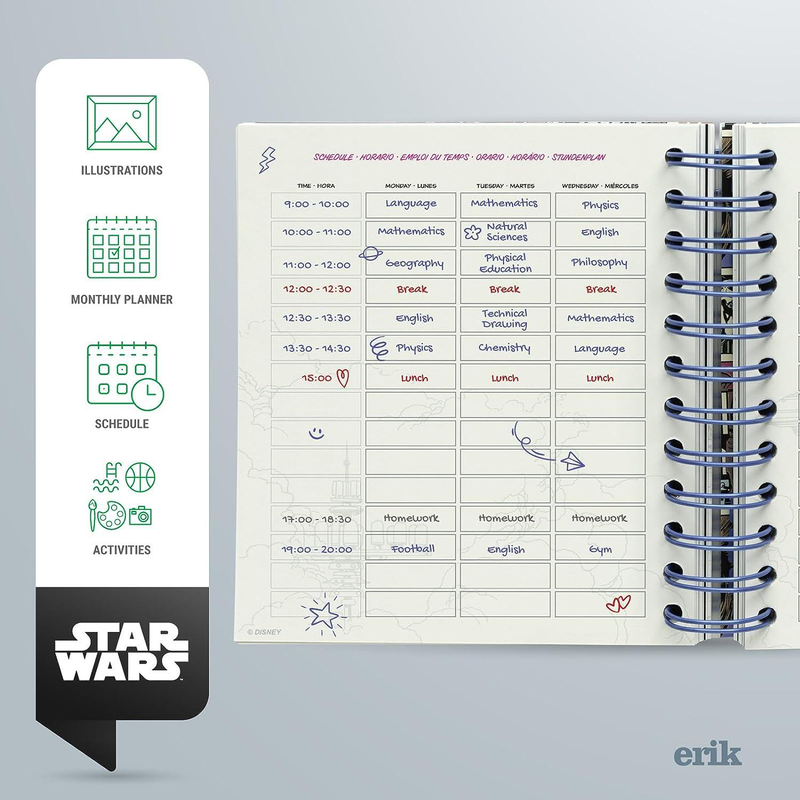 Product image: Star wars 2023/2024 academic diary day to page 11 months-null