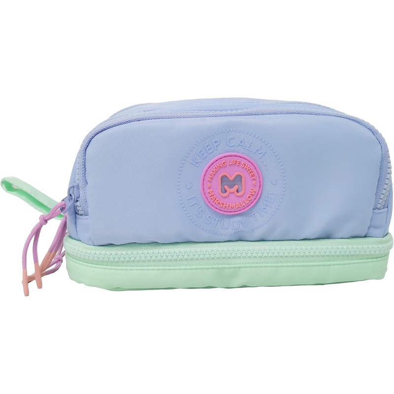 Marshmallow multi pocket pencil case 65902 (1pc random selection of color), , medium-null