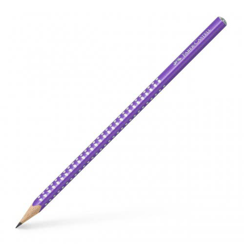 Faber-castell sparkle graphite pencil - purple, , medium-null