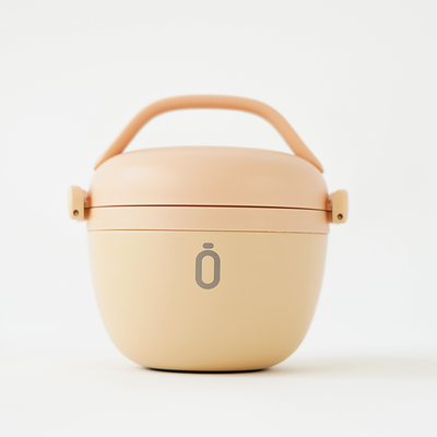 Thermal lunch box with detachable bowl peach 560ml, , medium
