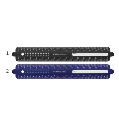 Faber castell ruler 15cm dots break- resistant fa172115, , medium