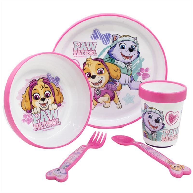 Stor paw patrol girl 5 non slip 5 pcs bicolor premium set st74581, , medium-null