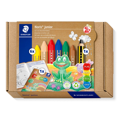 Noris junior mixed set with drawing activities, , medium